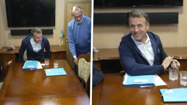 Internet ontploft na dubieuze video waarin Macron zakje 'wit poeder' wegmoffelt