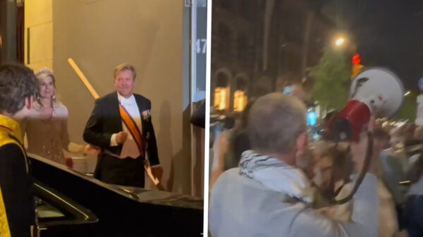 Koningspaar opgewacht door woedende Palestina-meute: "Bloed aan jullie handen!"