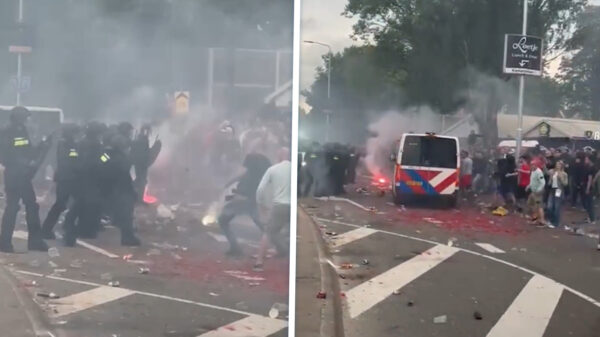 PSV-feest ontaardt in bloedige chaos: fotograaf afgeranseld en politie bekogeld