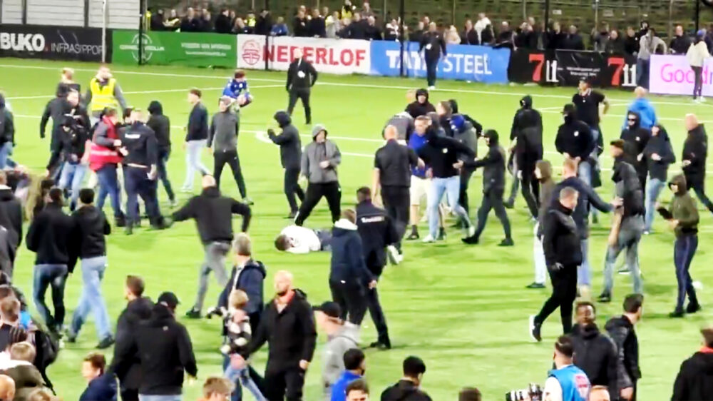 Droeftoeters Den Bosch en Telstar met elkaar op de vuist na play-offs