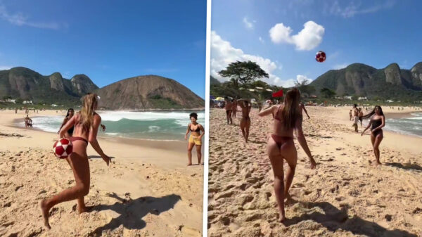 Braziliaans voetbaltalent vind je niet op het veld maar op het strand