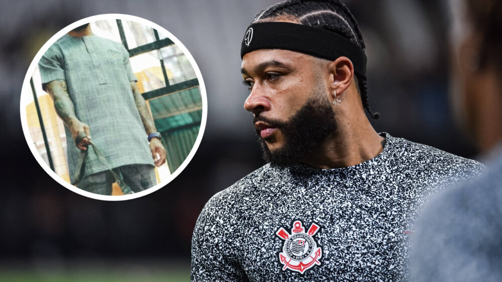 Memphis Depay's idiote stunt met tijger levert vloedgolf aan boze reacties op
