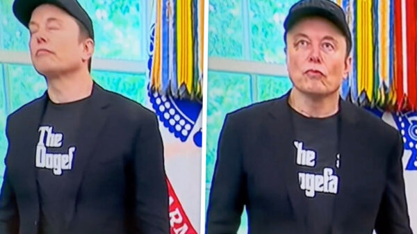Elon Musk tript de ballen uit z'n broek bij afscheid van Witte Huis