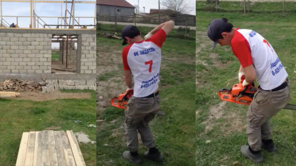 Dus daarom laat je een stagiair nooit een kettingzaag aanslingeren