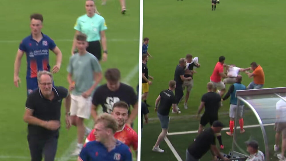 Promotiewedstrijd Assen eindigt in massale vechtpartij tussen spelers en publiek
