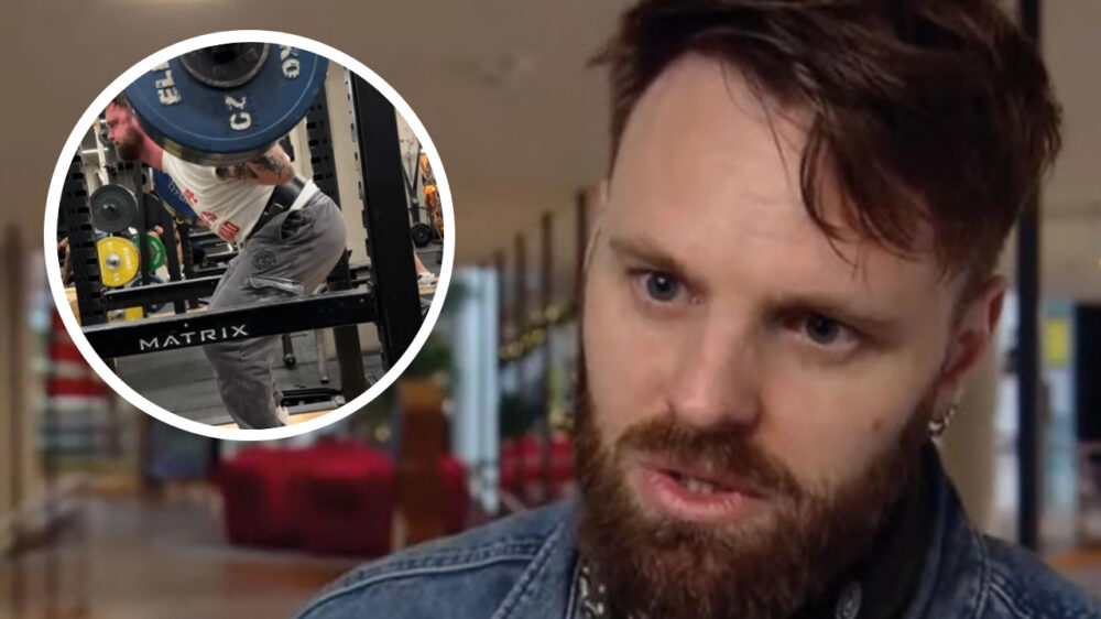 Tim Hofman verwikkeld in social media-ruzie na gymvideo: "Stinkende incel!"