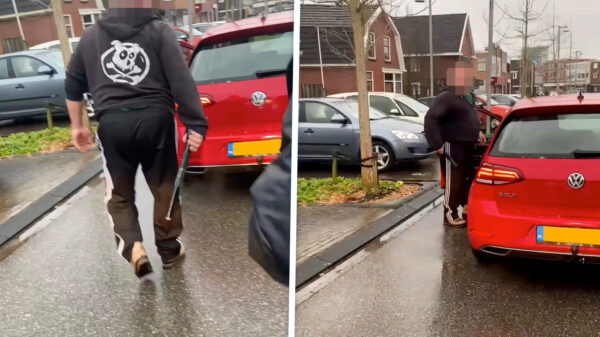 Road rage loopt bijna uit de hand tussen twee opgefokte alfamannetjes