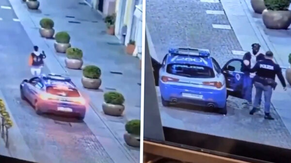 Italiaanse politie maakt korte metten met irritant mannetje dat niet aan de kant wil