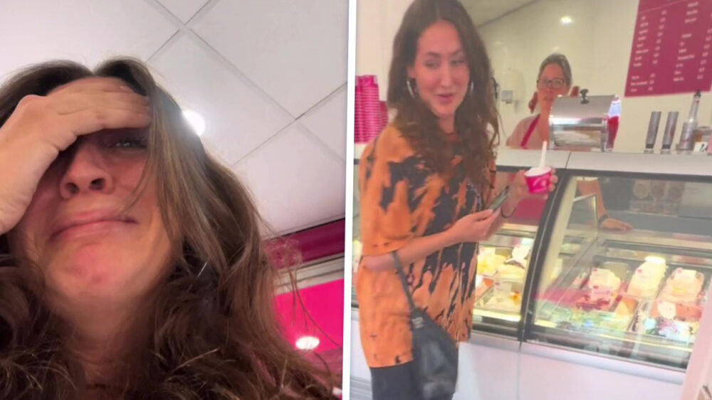 Influencer scoort gratis ijs door te janken en te doen alsof ze blut is