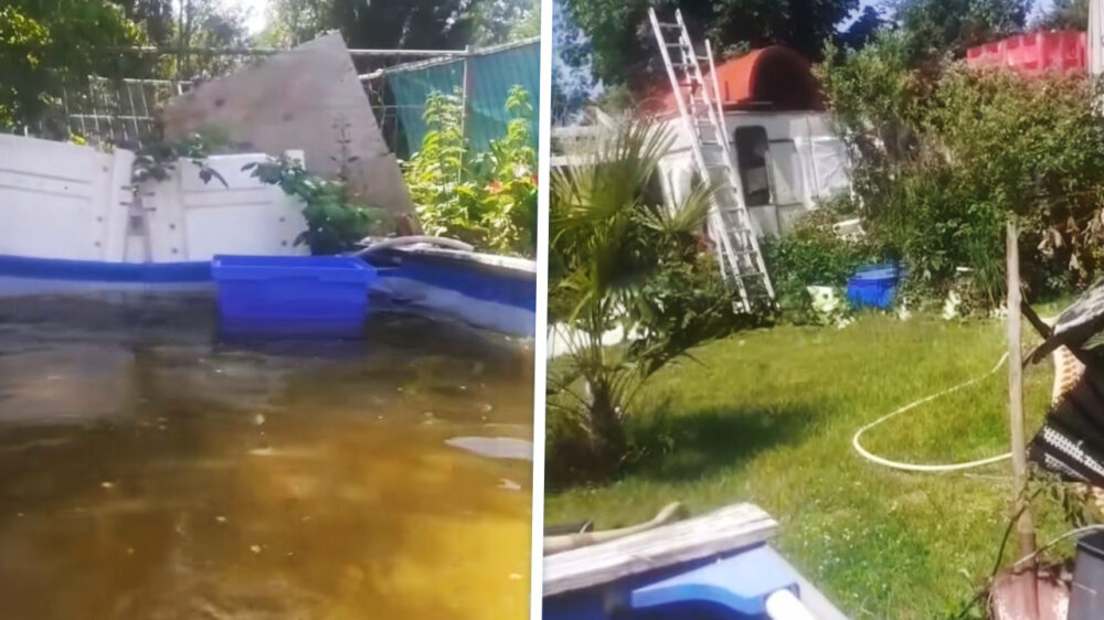 Ook als je niet veel geld hebt kun je 's zomers genieten van een zwembad