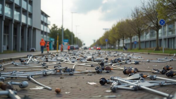 Windvlaag blaast NAVO-beveiliging omver, agenten gewond in Noordwijk