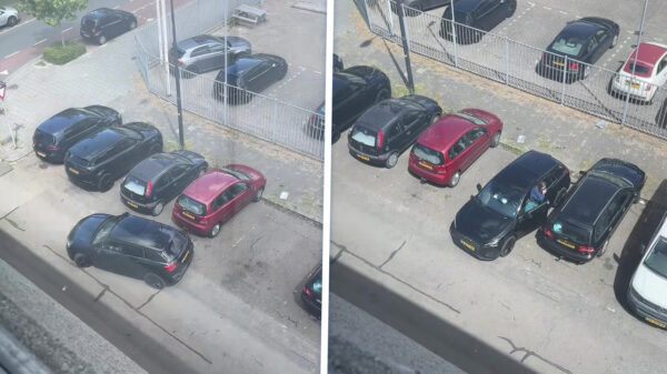 Vrouwelijke verkeersvergissing krijgt Audi Q2 niet fatsoenlijk ingeparkeerd