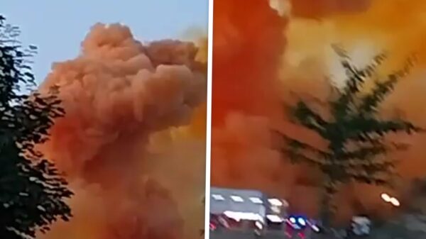 Beelden explosie na chemische reactie bij FrieslandCampina-fabriek in Borculo