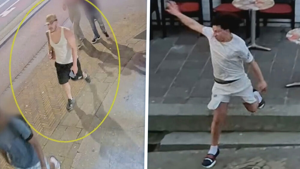 Politie zoekt deze 2 relschoppers na strandrellen in Scheveningen