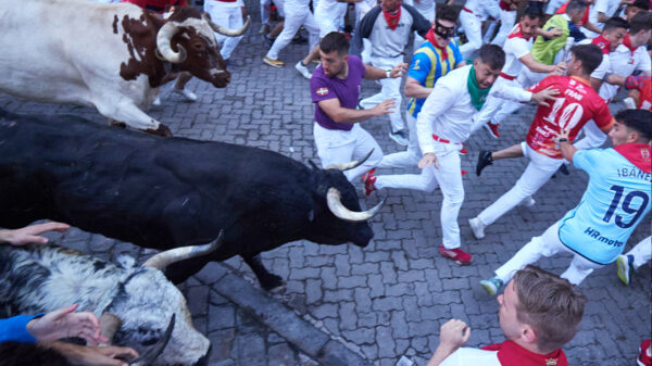 Spanjaard gespietst op hoorn tijdens potje stierenrennen in Pamplona