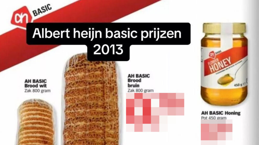 Mensen in shock over de prijzen van de Albert Heijn-folder uit 2013