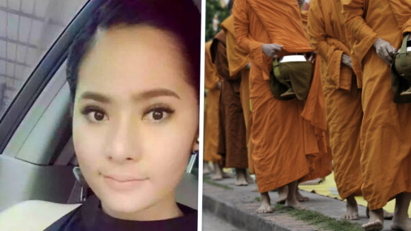 Thaise vrouw chanteert 13 boeddhistische monniken met onzedelijk beeldmateriaal