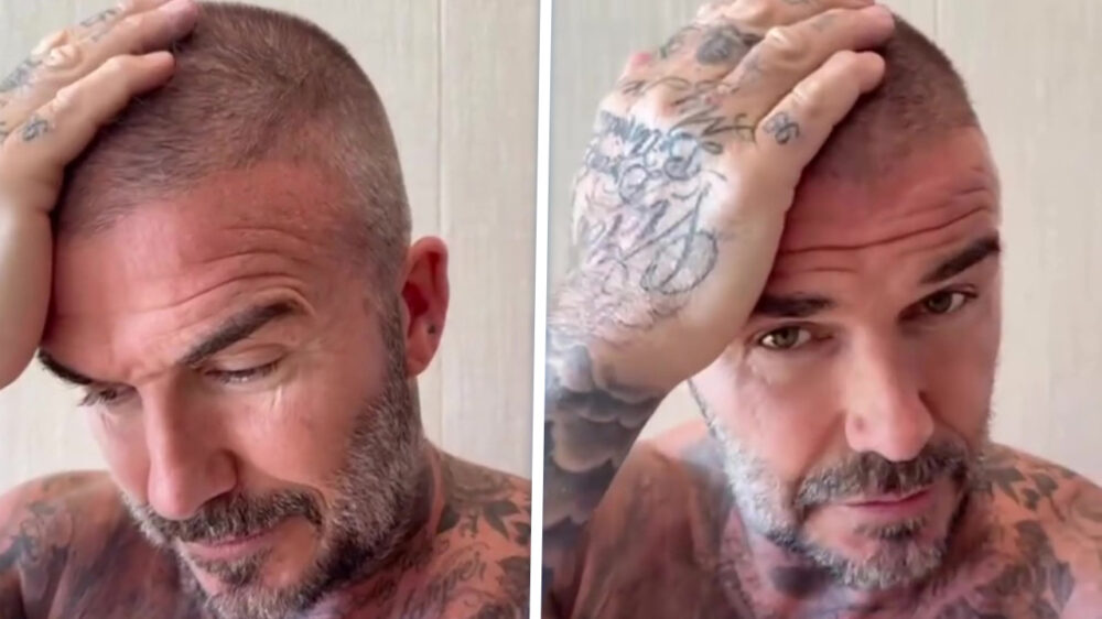 Beckham speelt thuiskappertje en eindigt met een tondeuse-tragedie