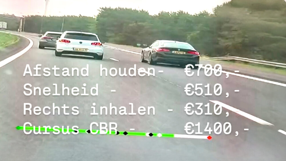 Rotterdammer scheurt naar Eindhoven Airport en mag €2.920,- aftikken