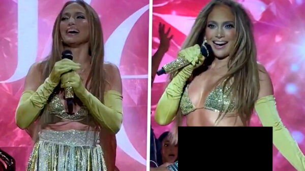 Jennifer Lopez staat per ongeluk in onderbroek op het podium in Warschau
