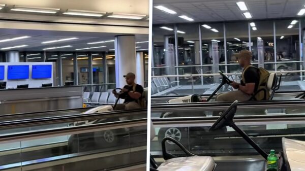 Dronken joyride over bagageband wordt virale hit op Buffalo Airport
