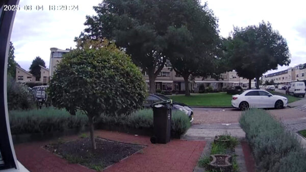 Video: Auto scheurt over grasveld en knalt een huis binnen in Tiel