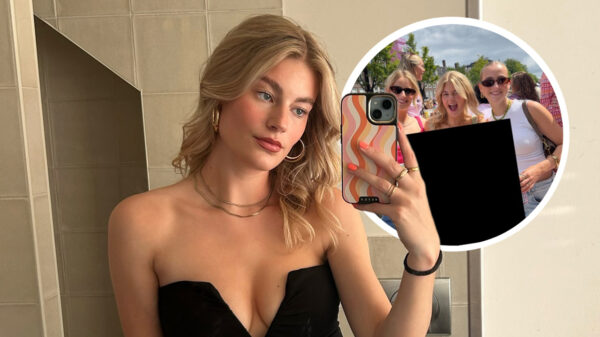 Juf Jitske trakteert volgers op pikante outfit tijdens Pride Amsterdam