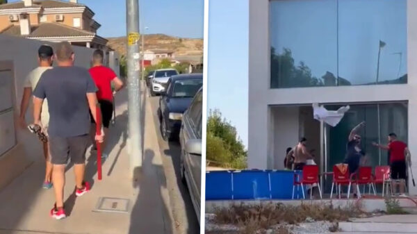 Spaanse krakers met geweld verwijderd door eigenaar en vrienden