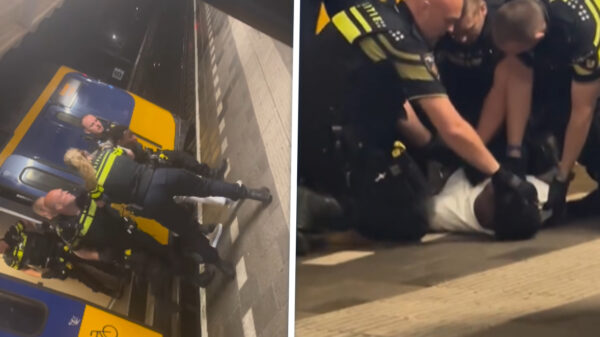 Arrestant wil het over ‘je moeder’ hebben, maar krijgt perrontegels in gezicht