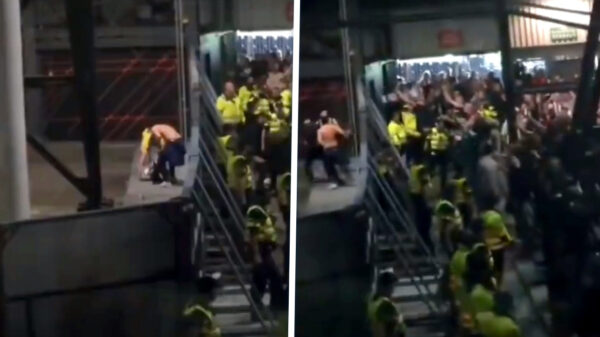 Feyenoord-fan zwaargewond na debiele aanval met metalen paal