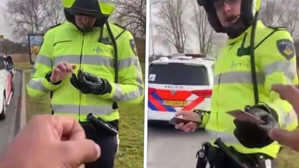 Irritant ventje haalt bloed onder de nagels vandaan bij motoragent