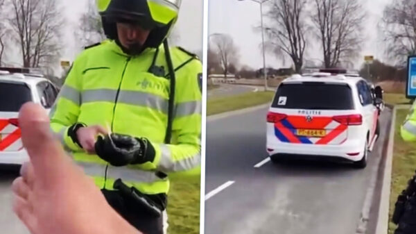 Irritant ventje haalt bloed onder de nagels vandaan bij motoragent