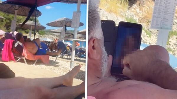 Het wordt heet dus we kunnen net als opa genieten van het uitzicht!