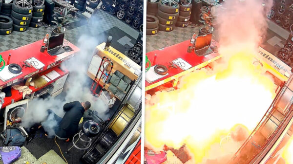 E-scooter ontploft in werkplaats Perth, monteur ontsnapt op nippertje