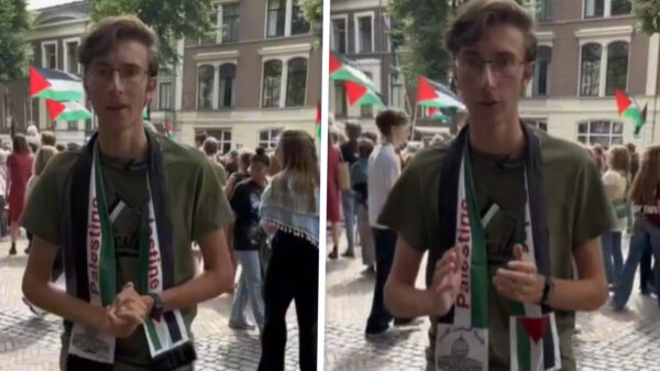 Wat ‘papa’ doet voor Gaza? Activist neemt boodschap op voor toekomstige kids