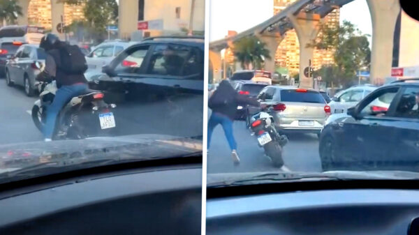 Automobilist pakt pistool af van motordief en opent het vuur in São Paulo