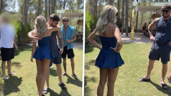 Een bijzonder ongemakkelijke ontmoeting tussen Bonnie Blue en Ibiza Final Boss