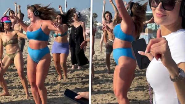 Niemand kan tippen aan deze silent disco-pro op Venice Beach