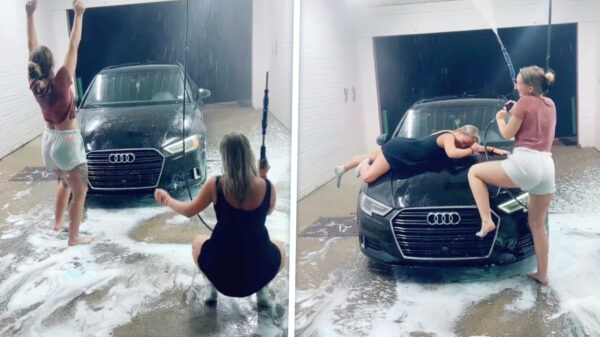 Carwashtrend populair op TikTok: Natte twerkshows en gebroken voorruiten