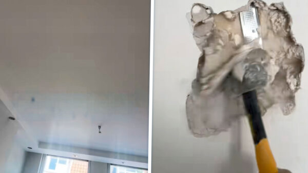 Aannemer sloopt muur van klant die geen zin heeft om te betalen