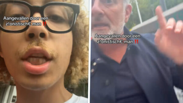 Tiktokker belaagd door Joodse horecabaas na verwijderen Pro-Israël sticker