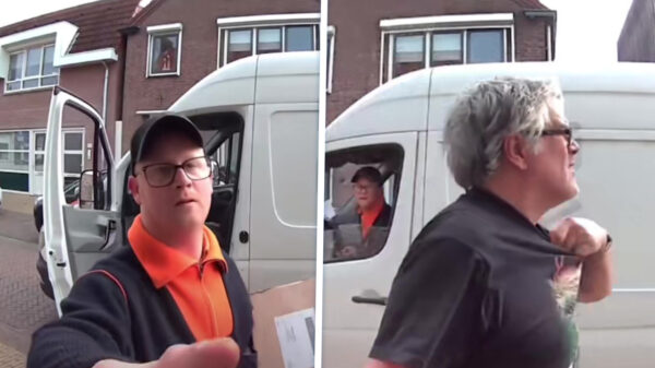 Wappie de vogel vliegt er vandoor zodra pakketbezorger aan de deur staat