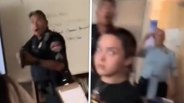 Zien: Amerikaanse scholier onder schot gehouden door politieagent in Albuquerque