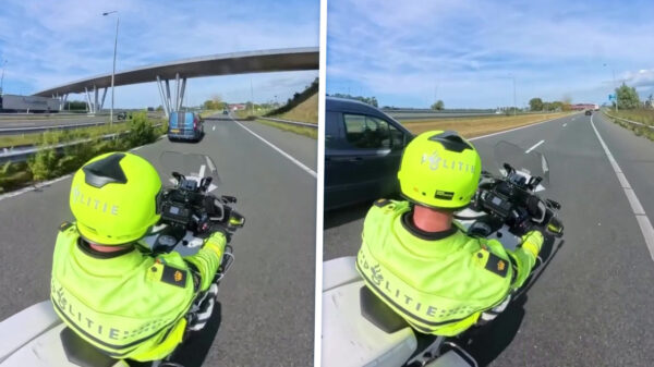 Irritante linksrijder krijgt boete van 280 euro van motoragent Emiel