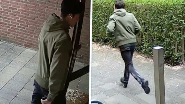 Laffe teckel scoort ringen, armbanden en gouden horloge met babbeltruc