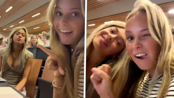 Vriendinnen genieten volop van hun 'eerste snoldag' op de universiteit