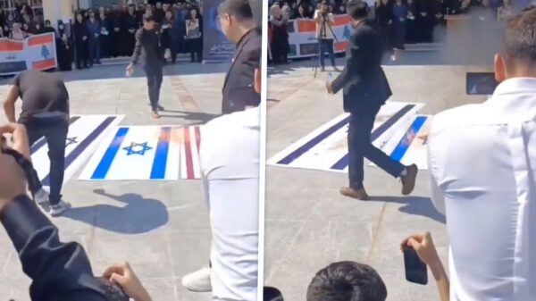 Anti-Israëldemonstraten kochten vlaggen die verdomd slecht branden