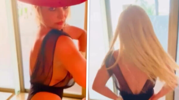 Britney Spears laat haar lichaam spreken, en dan vooral haar achterste