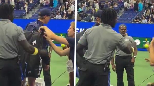 Schaamteloze actie van fan na wedstrijd Jannik Sinner op de US Open