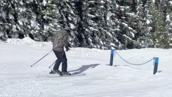Het was niet alleen zijn eerste maar ook zijn laatste trucje op de piste